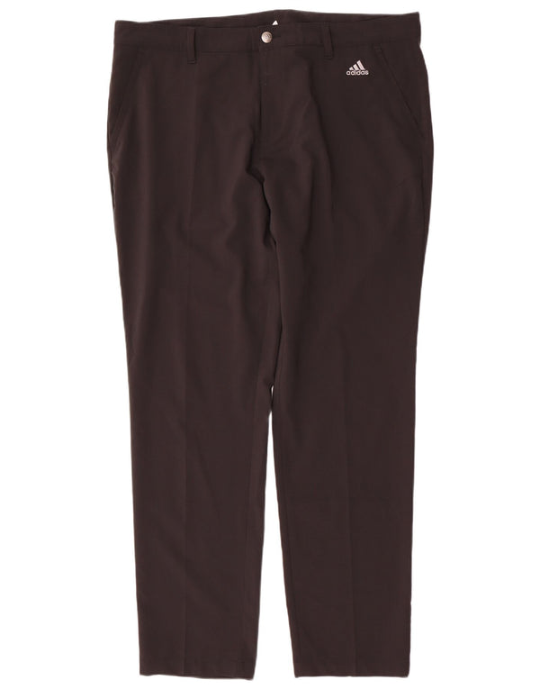 ADIDAS Slim Chino Bukser til mænd W38 L32 Sort