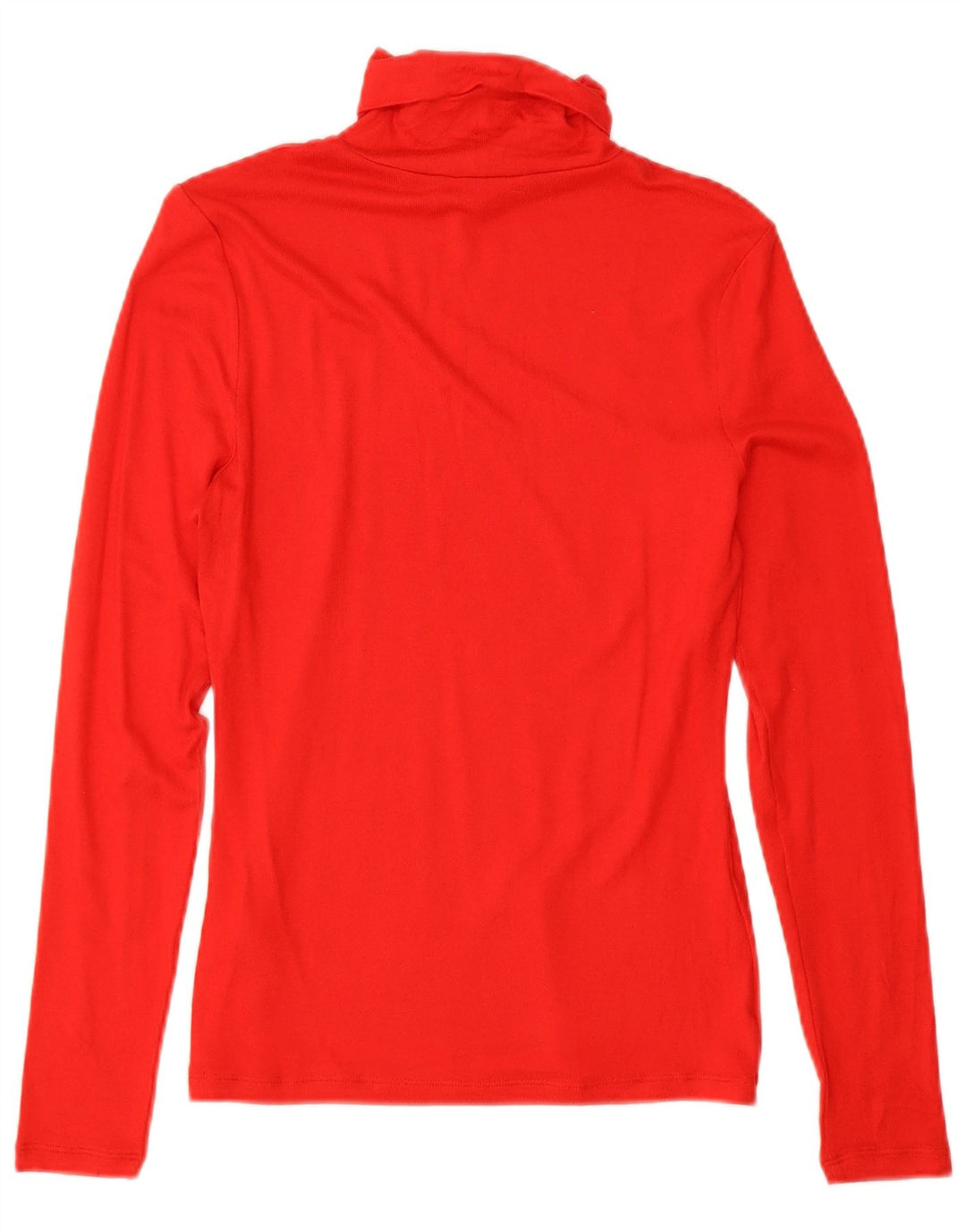 Marks & Spencer Womens Regular Fit Top Langærmet UK 10 Lille rød viskose