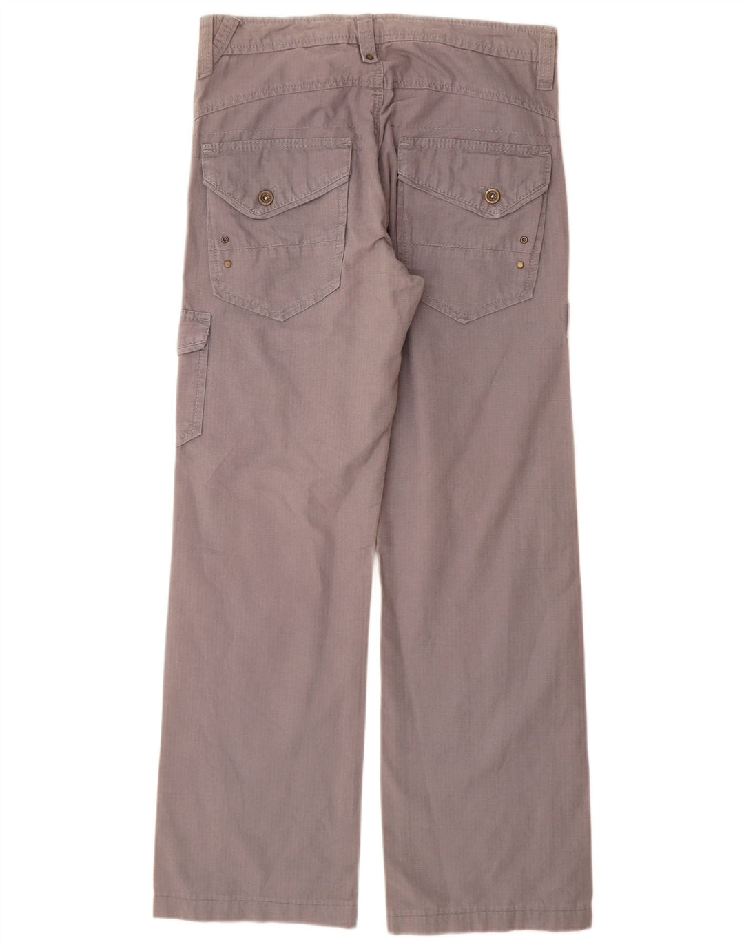 Zara Herre Straight Cargo Bukser EU 40 Medium W31 L31 Grå
