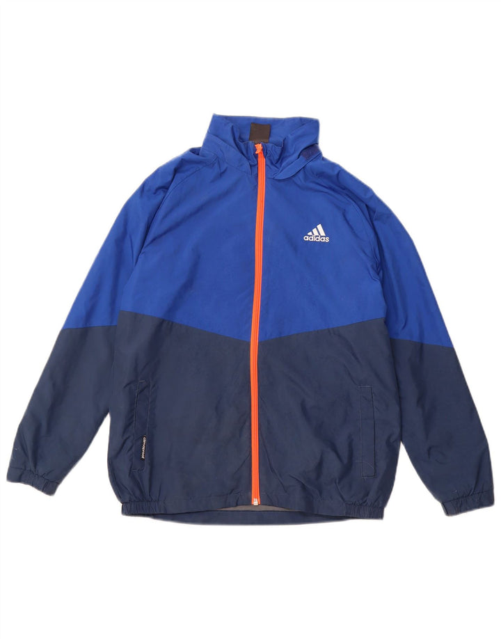 ADIDAS Drenge Clima Proof Træningsdragt Topjakke 11-12 år Marineblå