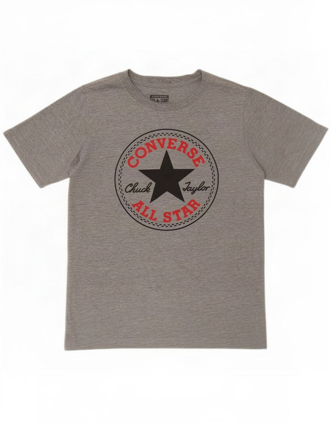 Converse Boys Chuck Taylor Grafisk T-shirt Top 10-11 år Medium Grå