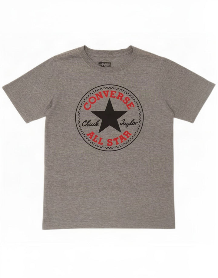 Converse Boys Chuck Taylor Grafisk T-shirt Top 10-11 år Medium Grå