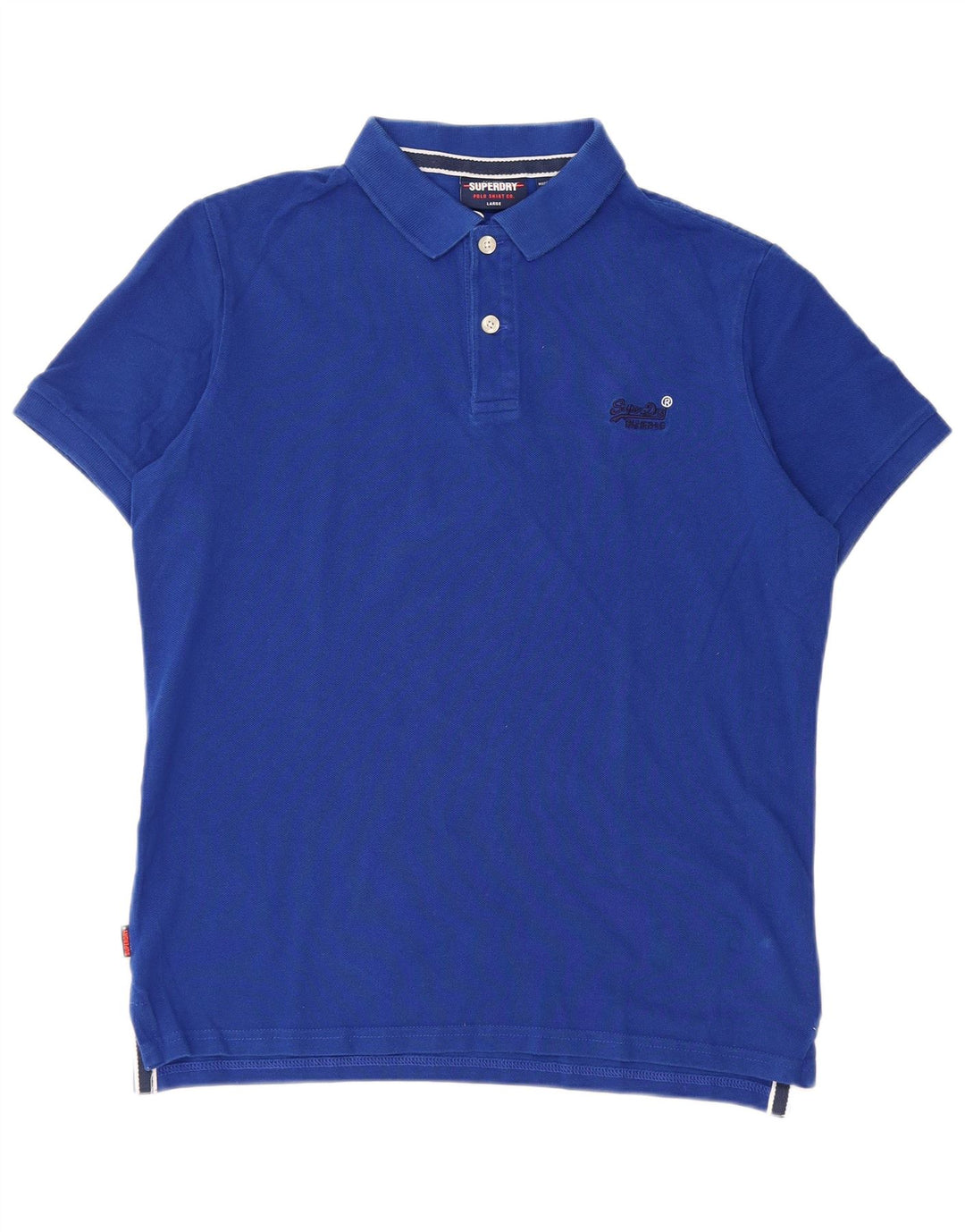 Superdry herre poloskjorte stor blå bomuld