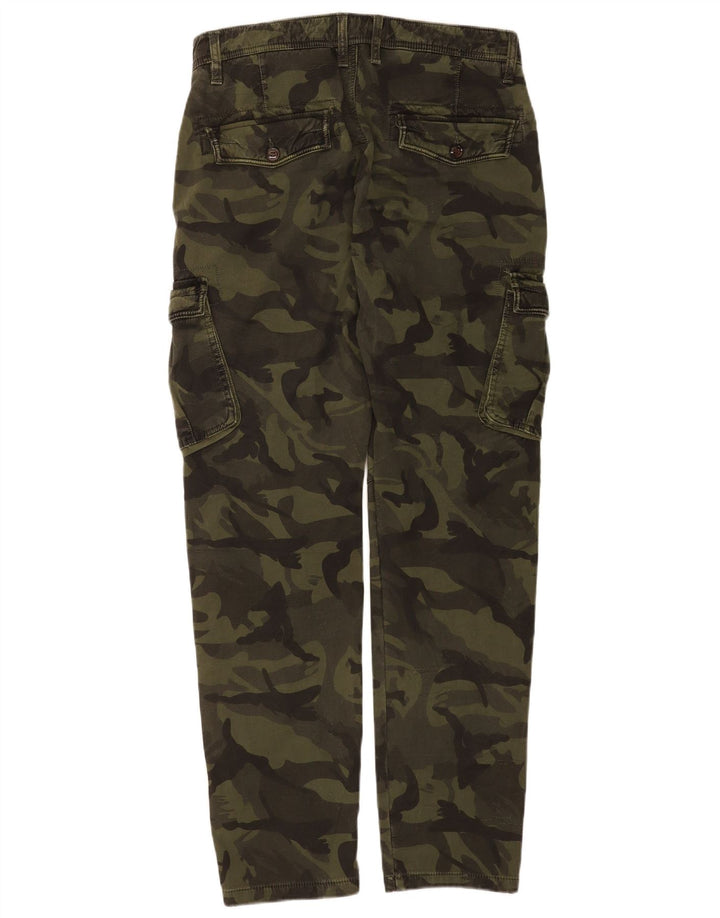 Forex Herre Slim Cargo Bukser W32 L32 Khaki Camouflage