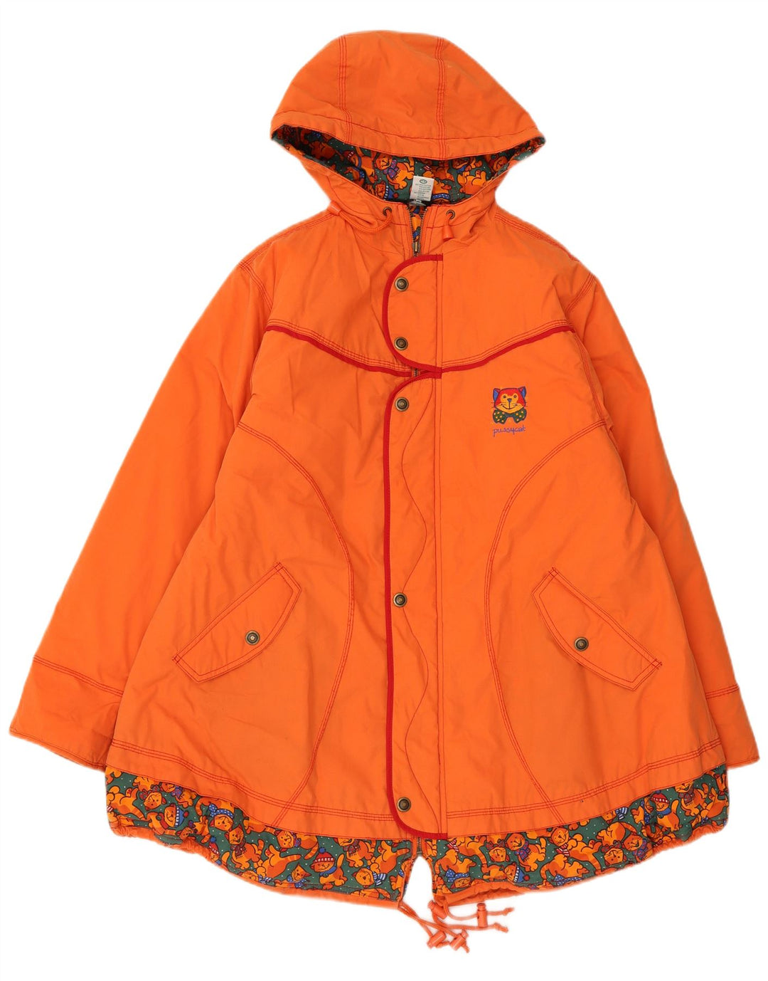 Canda piger hættejakke parka 12-13 år orange polyester