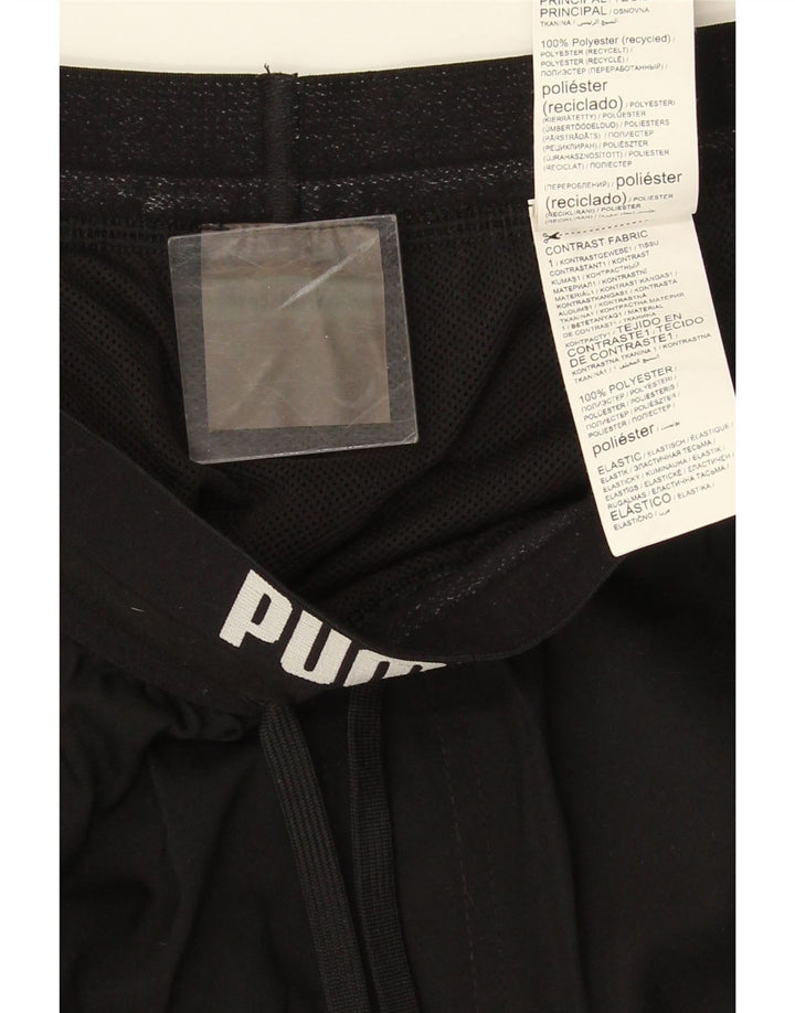 Puma Graphic Sports Shorts til kvinder UK 14 Medium Black Polyester