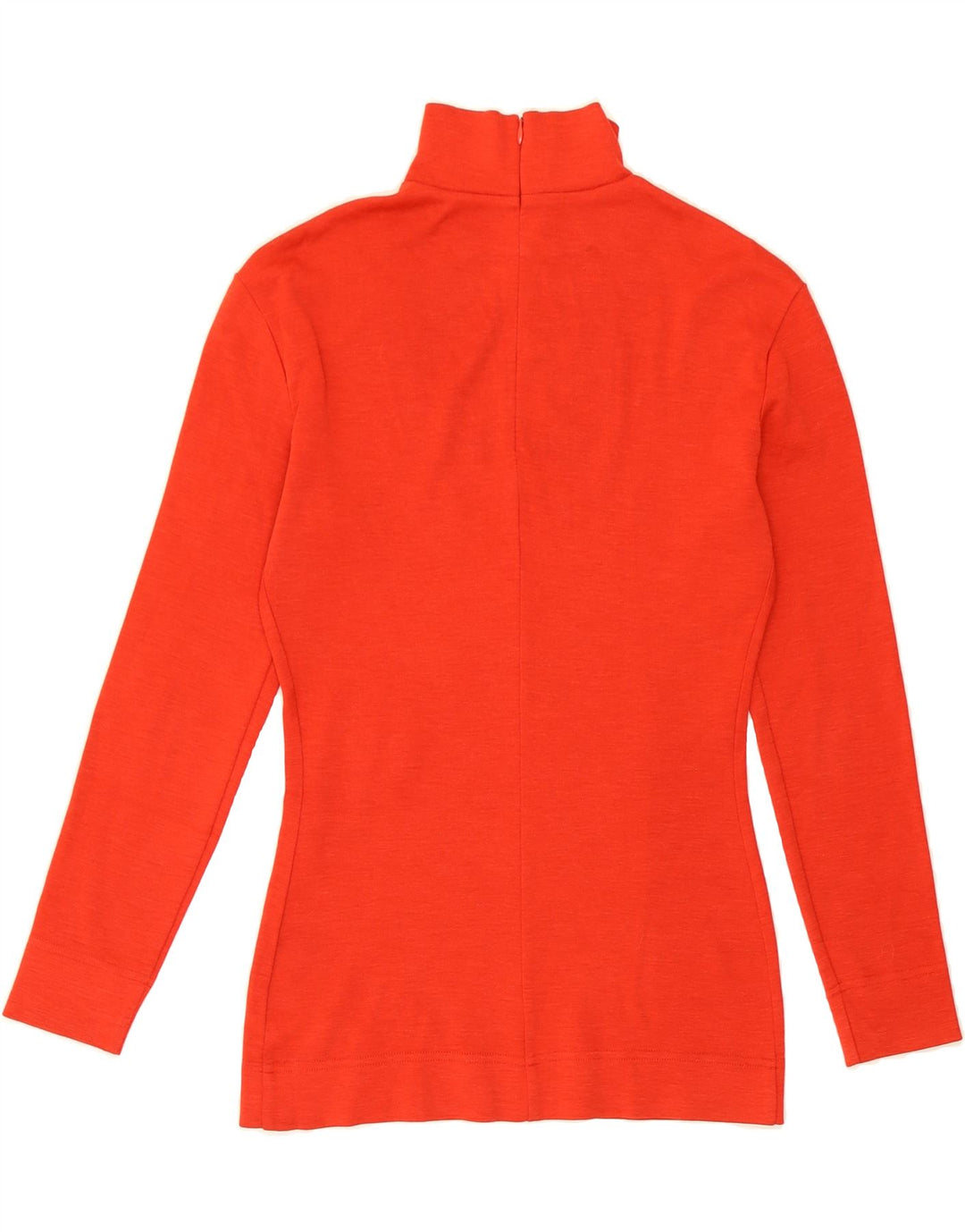 MOSCHINO Womens Zip Neck Jumper Sweater UK 12 Medium  Red Cotton Vintage Moschino and Second-Hand Moschino from Messina Hembry 