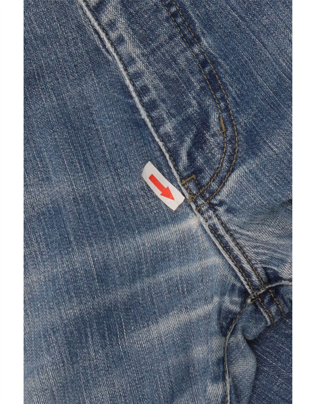 Armani Straight Jeans til mænd W32 L31 Blå Bomuld
