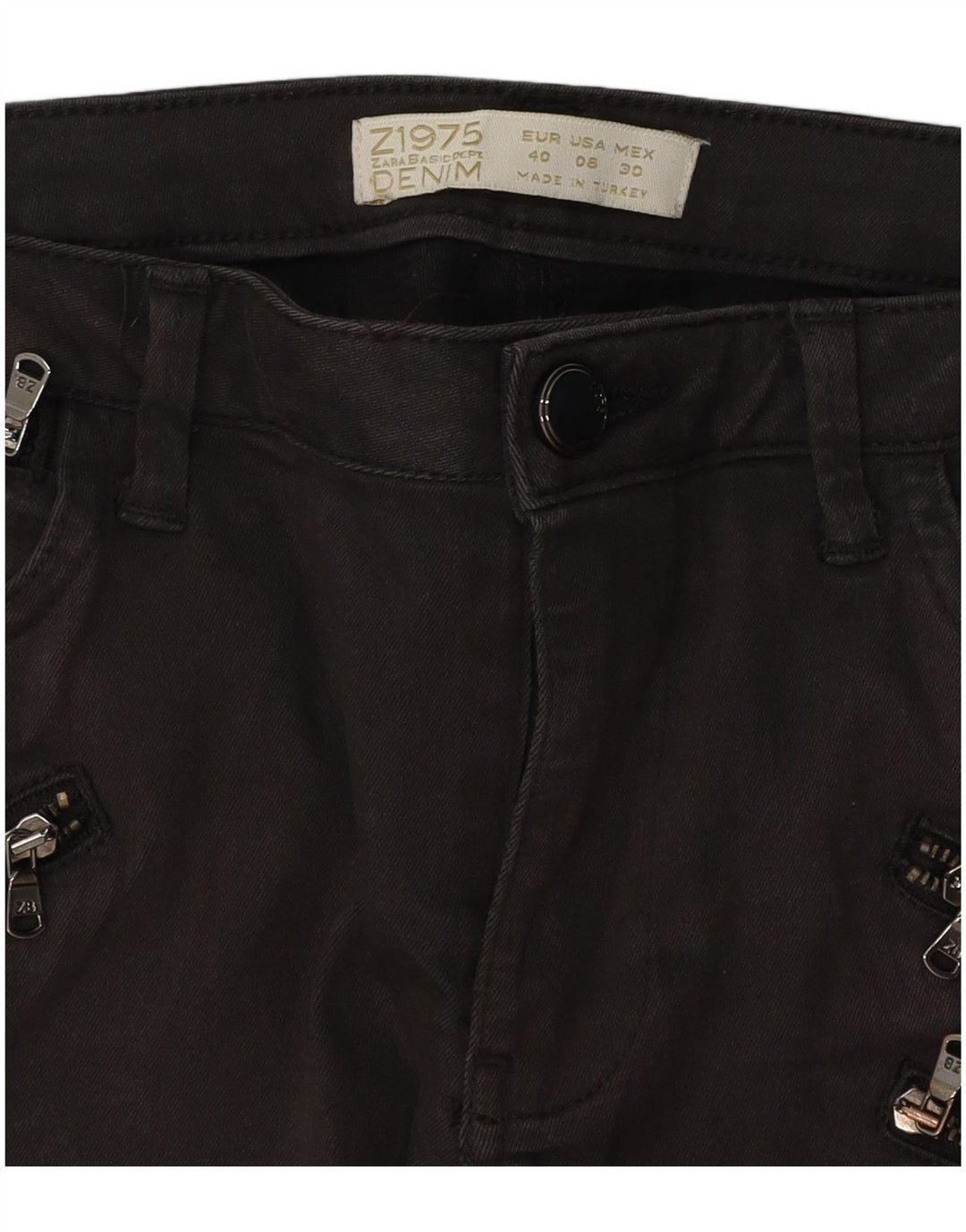 Zara Dame Skinny Jeans EU 40 Medium W30 L29 Grå