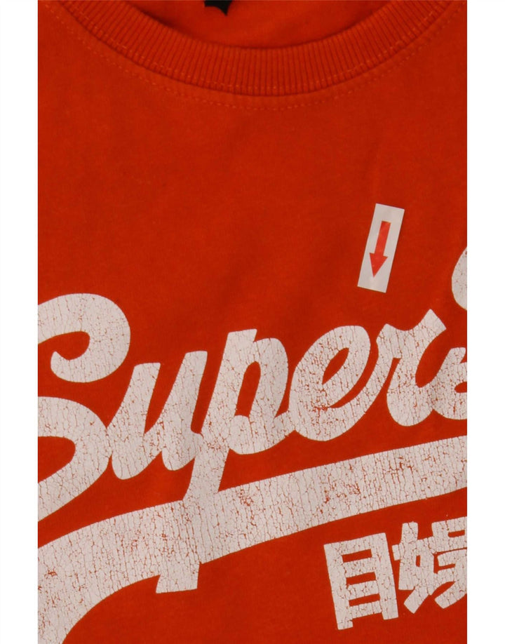Superdry Grafisk T-shirt til mænd, medium orange