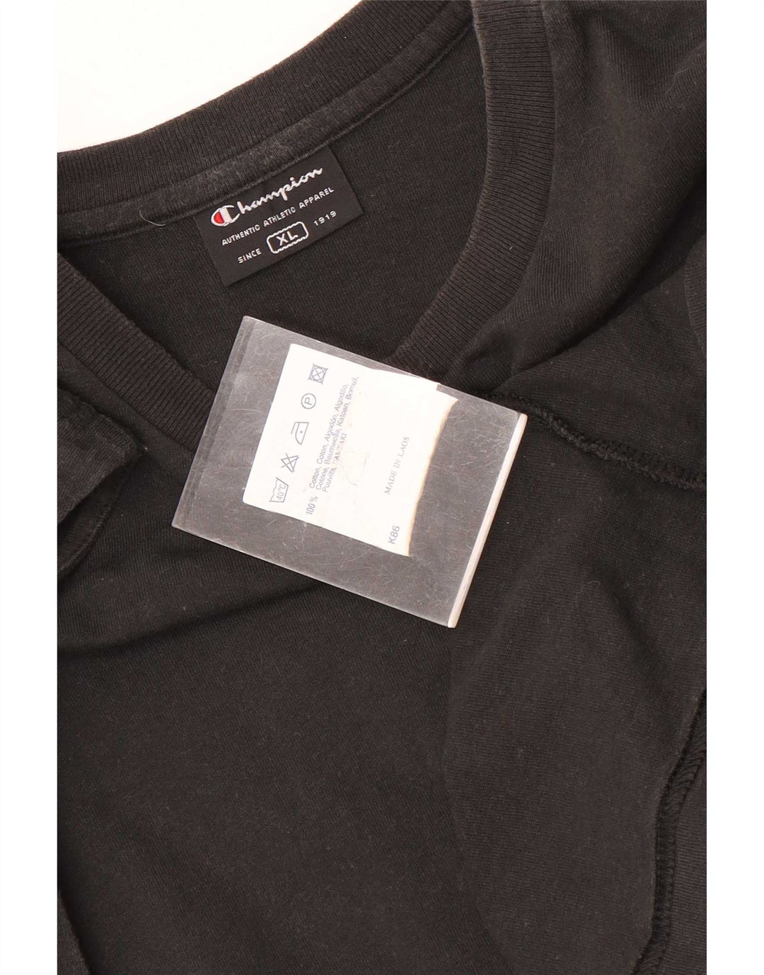 Champion Herrevest Top XL Sort Bomuld