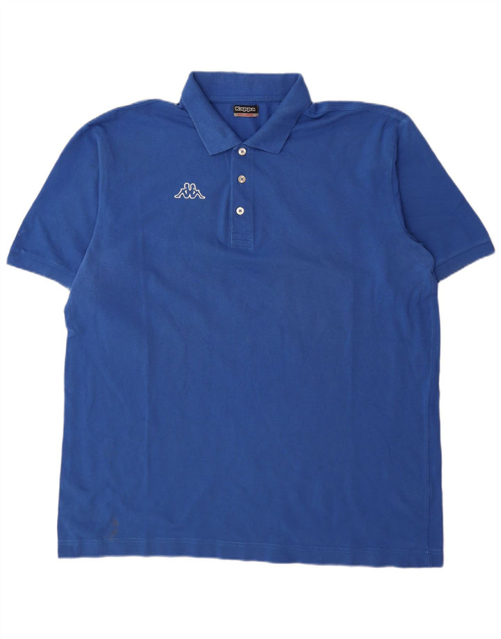 Kappa herre poloshirt 3XL blå bomuld