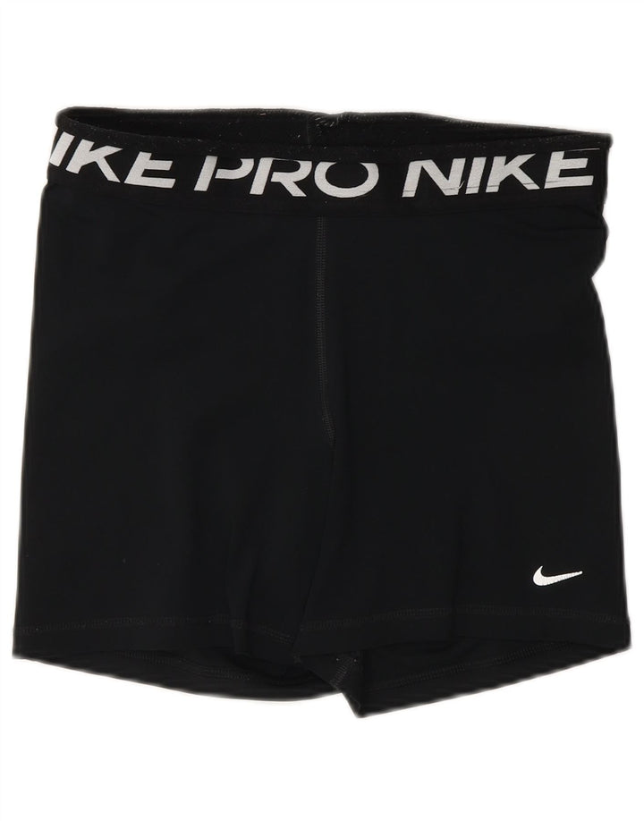 NIKE Dri Fit grafiske sportsshorts til kvinder mellem sort