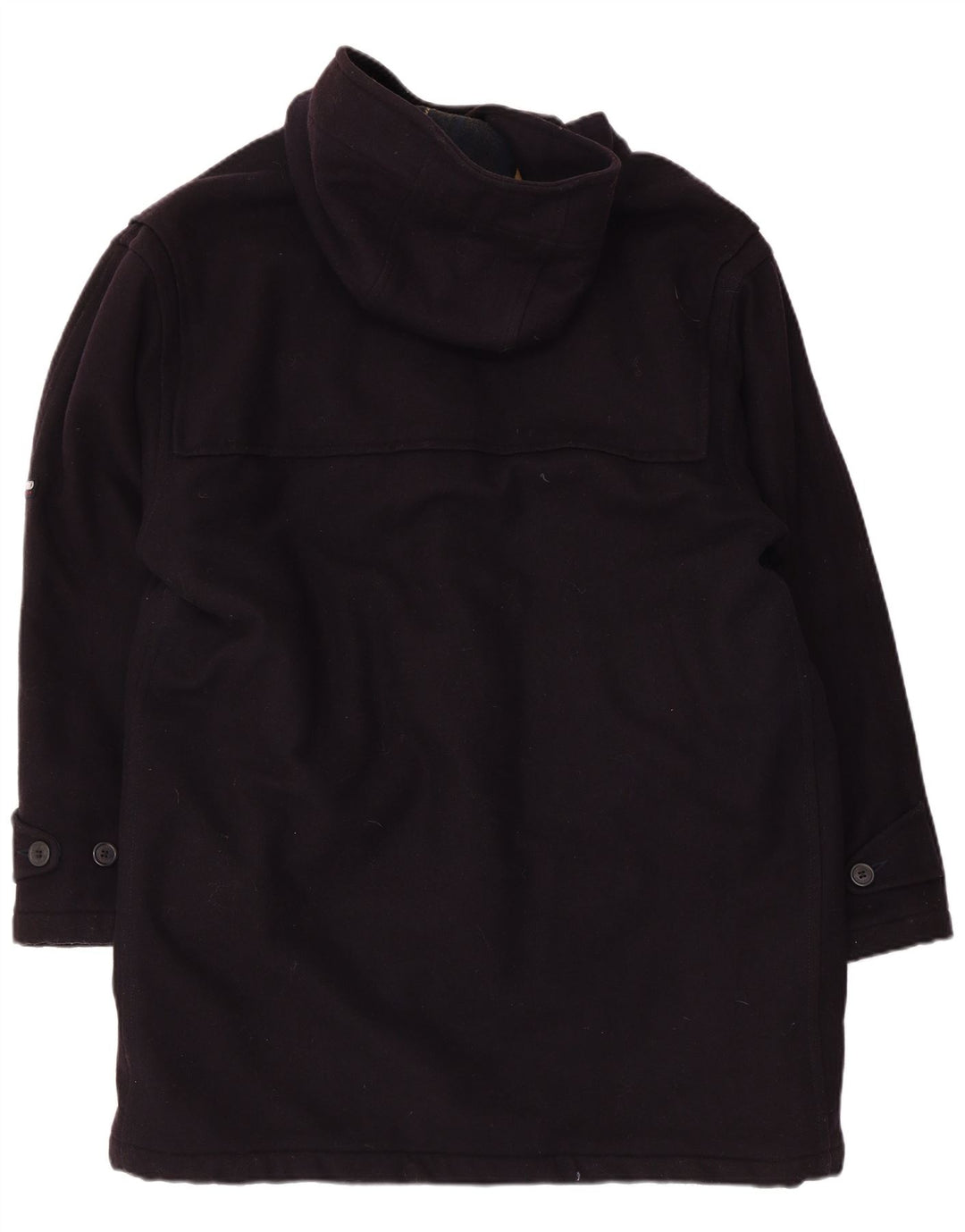 Ivy Oxford Herre Hooded Duffle Coat IT 50 Large Navy Blue Wool
