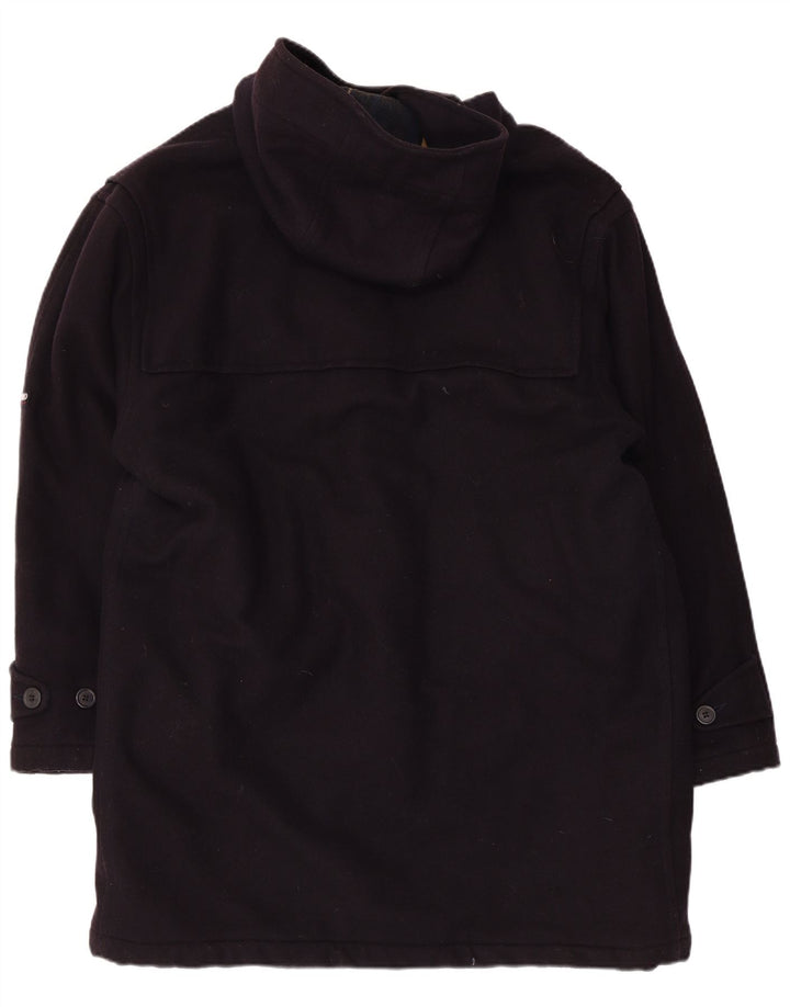 Ivy Oxford Herre Hooded Duffle Coat IT 50 Large Navy Blue Wool