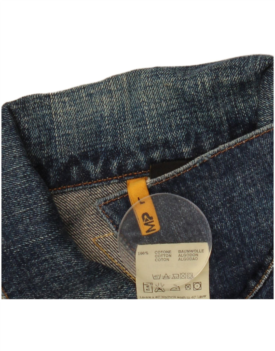 Meltin' Pot Herre denimjakke Stor blå bomuld