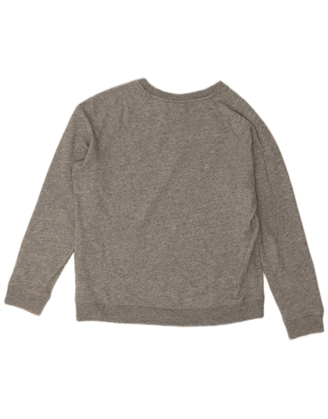 Levi's Dame Grafisk Sweatshirt Jumper UK 16 Stor Grå Bomuld