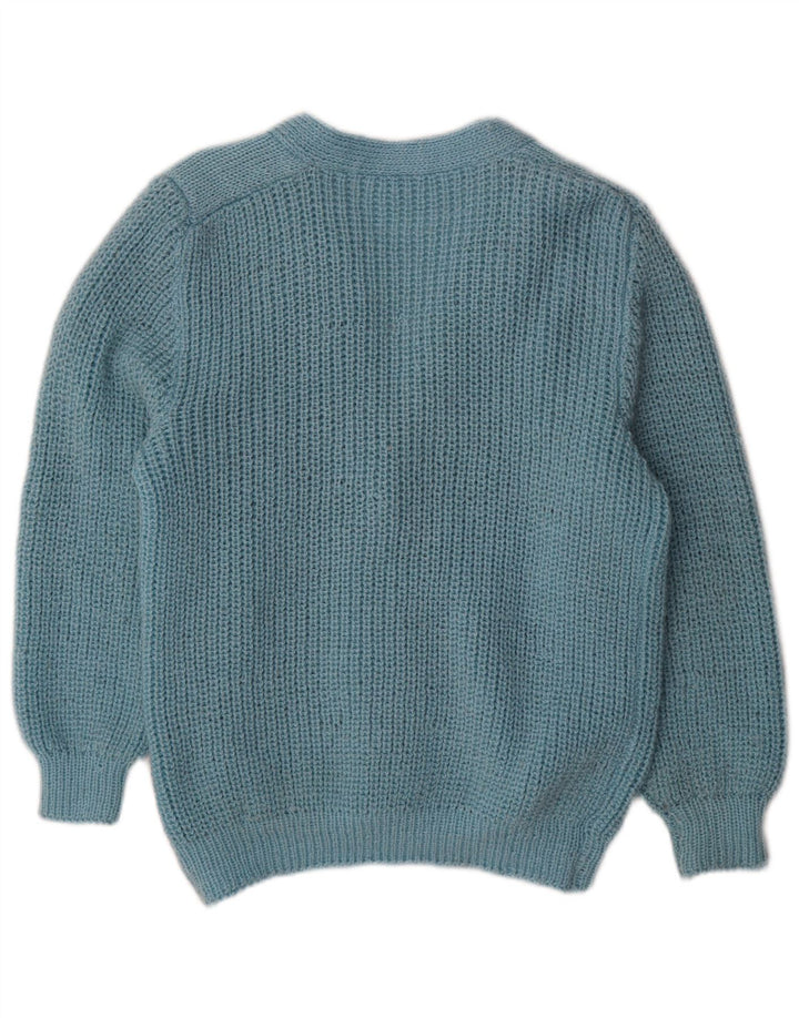 Vintage dame cardigan sweater UK 18 XL Blå