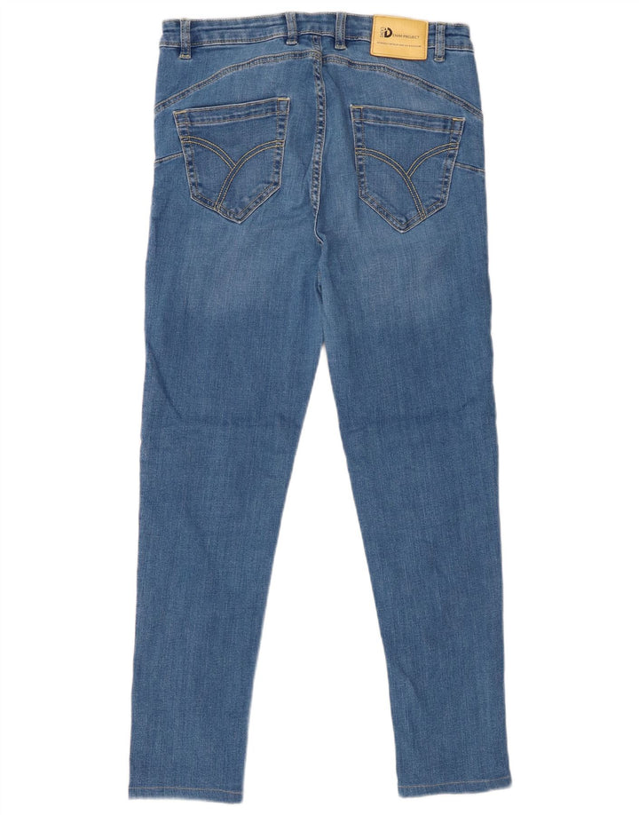 Dacks Herre Cropped Slim Jeans EU 46 Small W30 L26 Blue Cotton