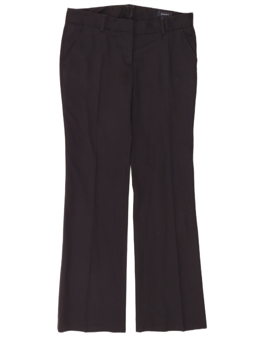 Gant Dame Bootcut Suit Bukser UK 12 Medium W34 L33 Sort Uld