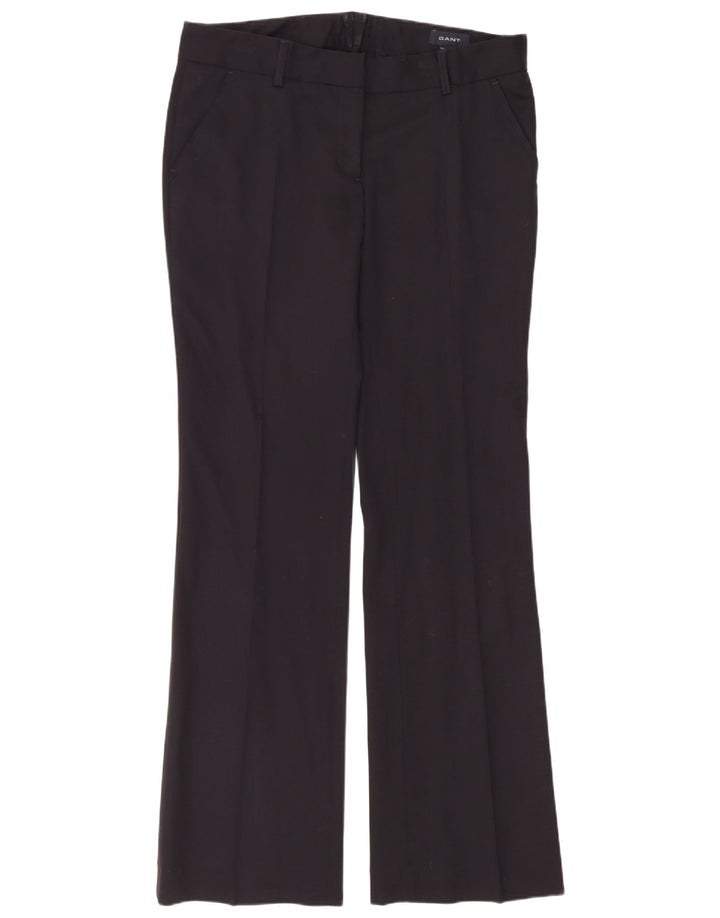 Gant Dame Bootcut Suit Bukser UK 12 Medium W34 L33 Sort Uld