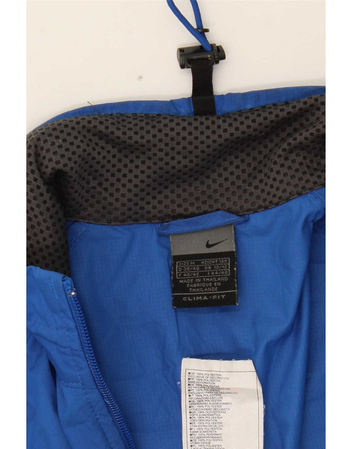 Nike Dame Clima-fit regnjakke UK 10/12 Medium Blue Colourblock