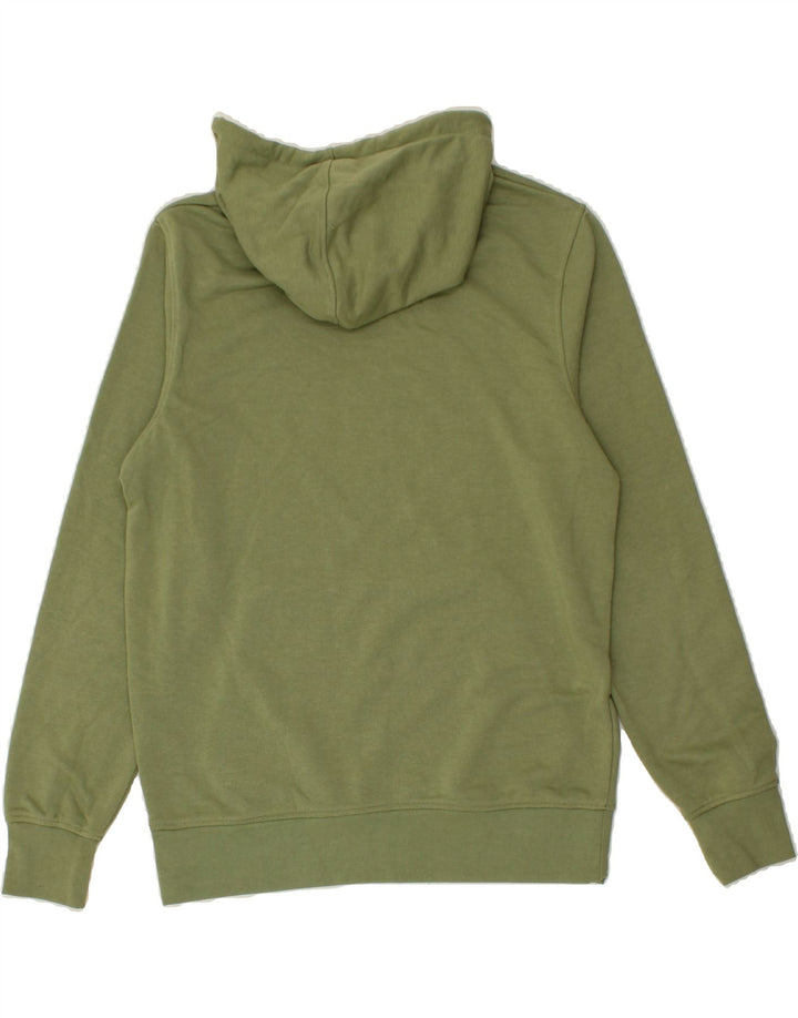 JACK & JONES Mens Graphic Hoodie Jumper Medium Green Cotton Vintage Jack & Jones and Second-Hand Jack & Jones from Messina Hembry 