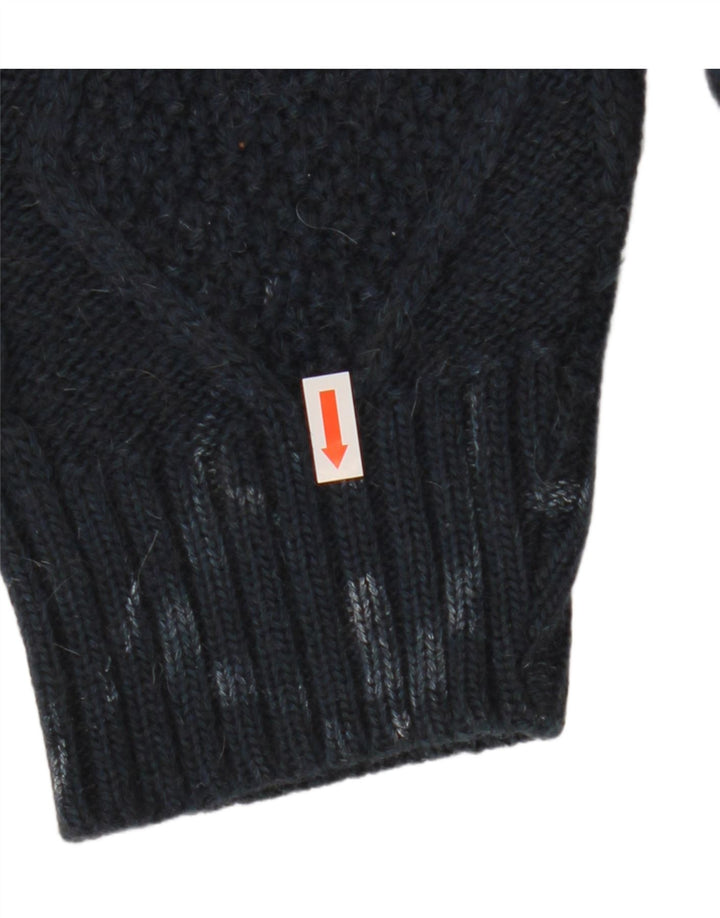 Invicta Herre sweater med rund hals, medium marineblå Fair Isle