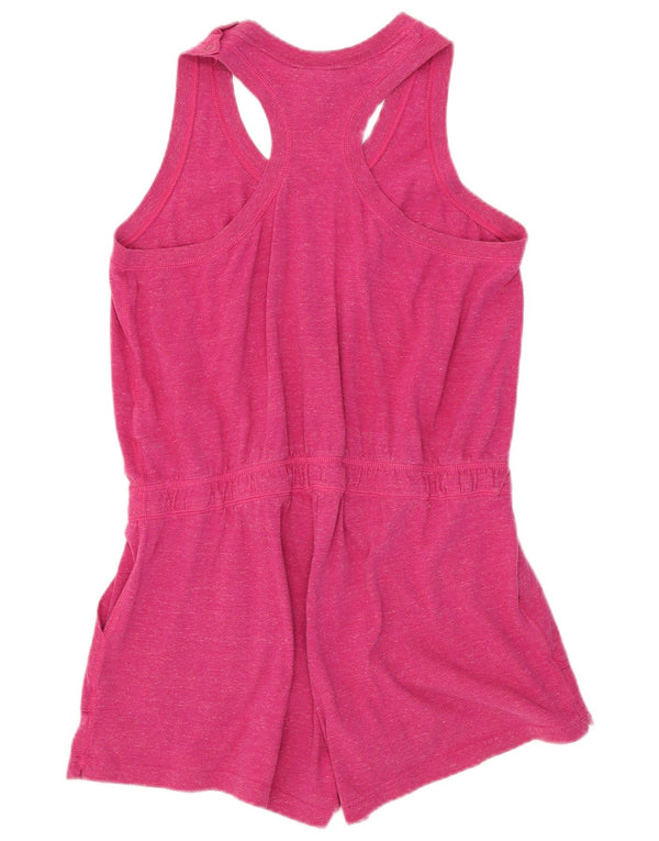 Nike Dame Ærmeløs Playsuit UK 16 Large Pink Bomuld