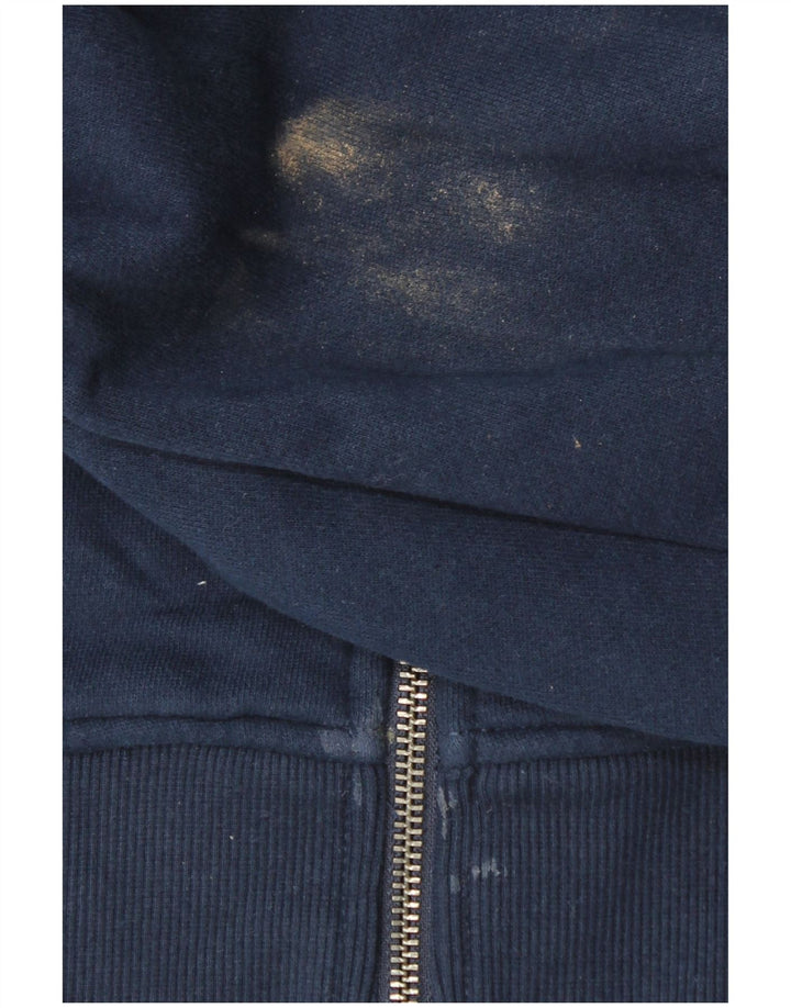 TOMMY HILFIGER Hættetrøje med lynlås til mænd Lille marineblå bomuld