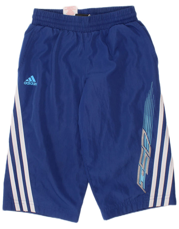 Adidas Boys F50 grafiske sportsshorts 7-8 år marineblå polyester