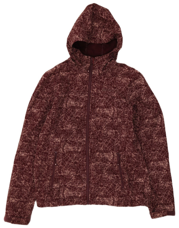 Mountain Warehouse Dame Windbreaker Jacket UK 12 Medium Burgundy Flecked