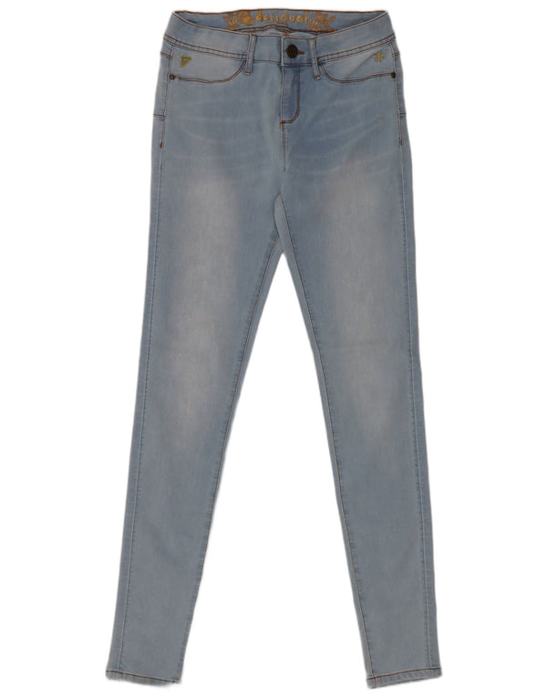 Desigual Dame Skinny Jeans W27 L31 Blå