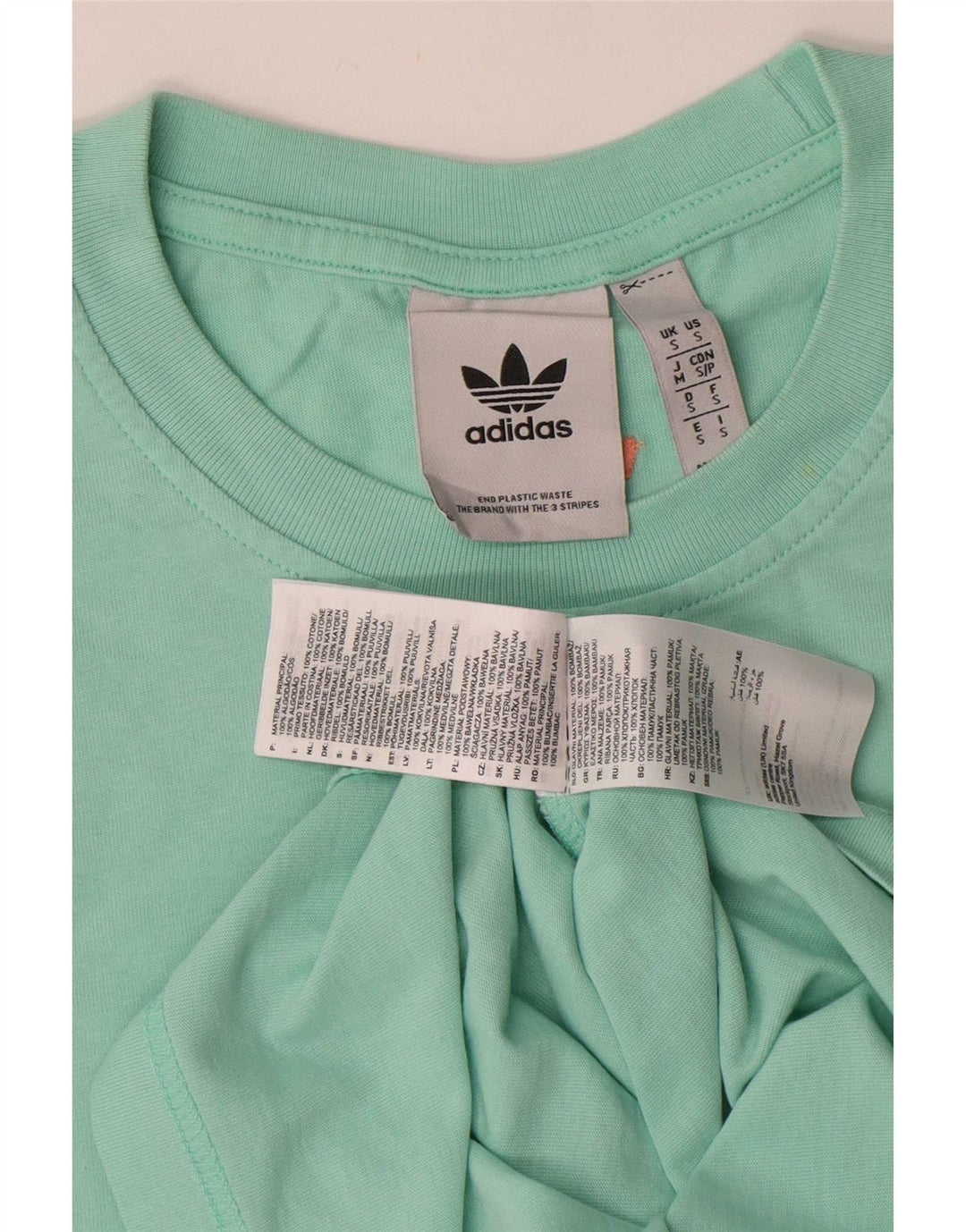 Adidas Herre grafisk T-shirt top lille grøn bomuld
