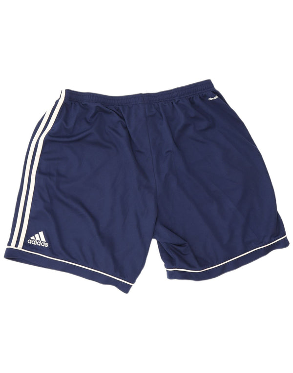 Adidas Herre Climalite Sportshorts 2XL Navy Blue Polyester