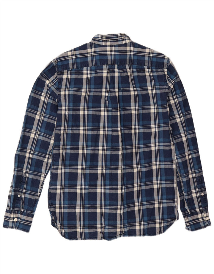 Levi's herreskjorte medium marineblå ternet bomuld