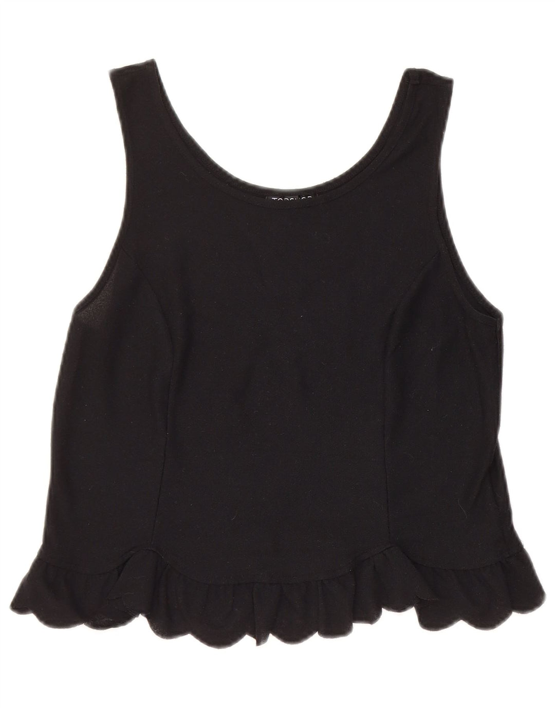 Topshop Damevest Top UK 8 Lille Sort Polyester