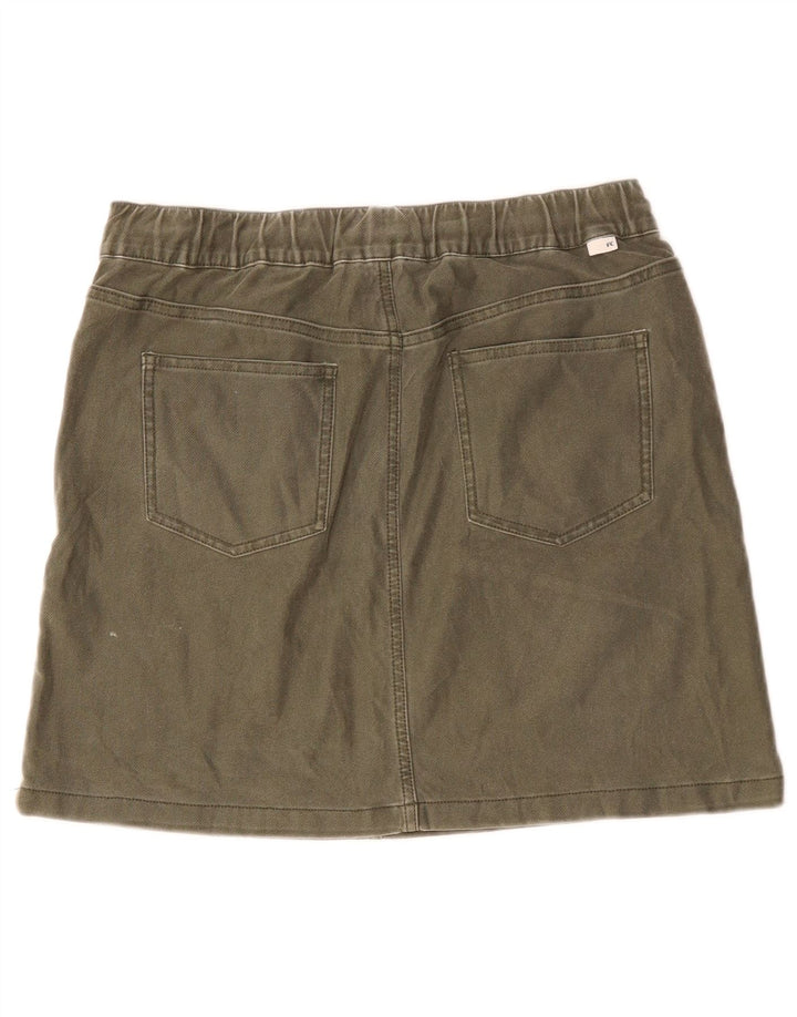 French Connection Dame Mini-nederdel W30 Medium Khaki Bomuld