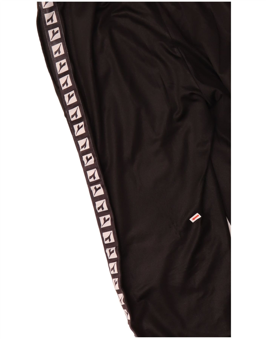 DIADORA Dame Oversized grafisk hel træningsdragt UK 10 Small Black