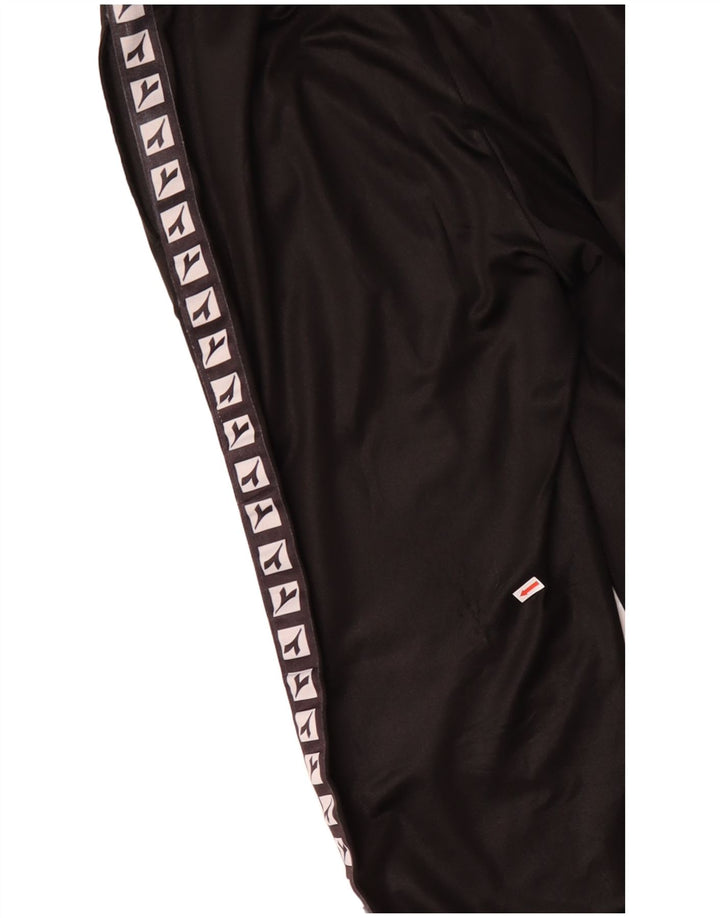 DIADORA Dame Oversized grafisk hel træningsdragt UK 10 Small Black