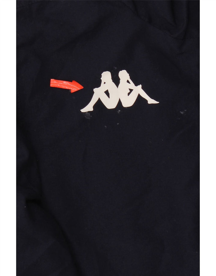 Kappa drenge grafisk vindjakke 11-12 år marineblå polyester
