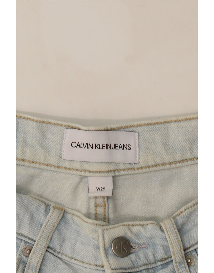 CALVIN KLEIN Dame Denim Shorts W26 Small Blue