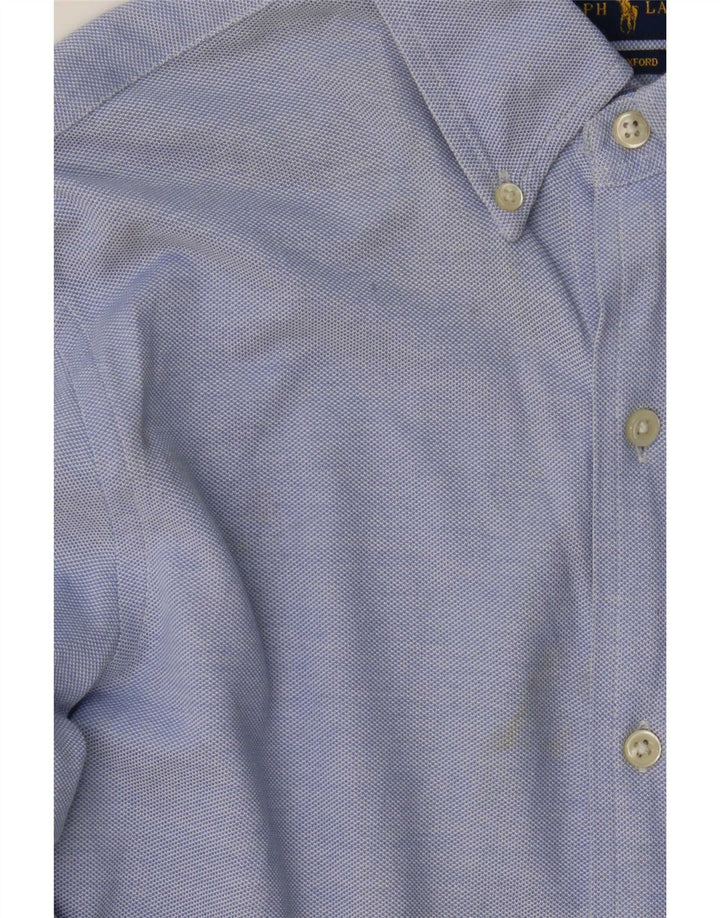 Ralph Lauren herreskjorte lille blå bomuld