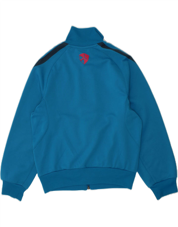 NIKE Boys Barcelona Tracksuit Top Jacket 8-9 Years Small  Blue Colourblock Vintage Nike and Second-Hand Nike from Messina Hembry 