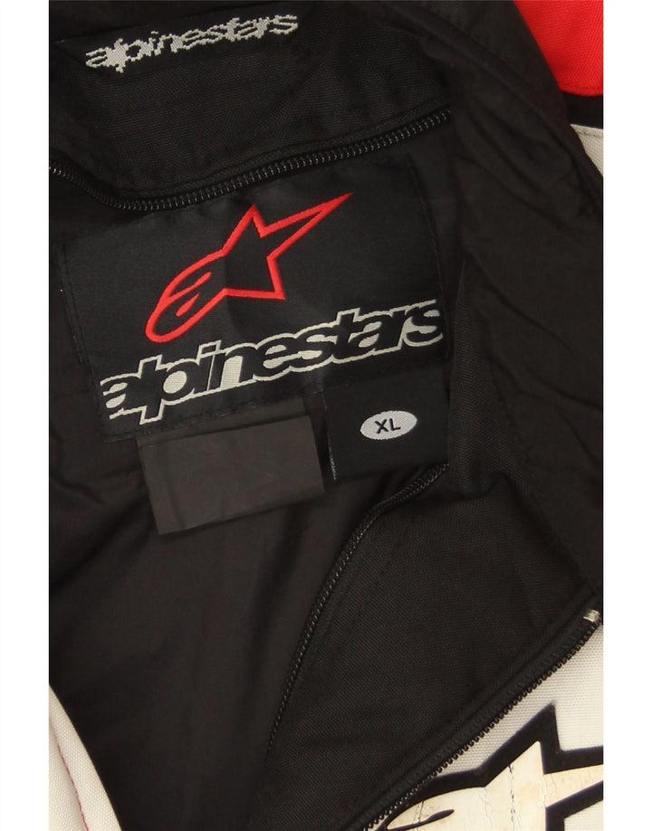 Alpinestars Herre Graphic Racer Jacket UK 42 XL Rød Colourblock Polyester