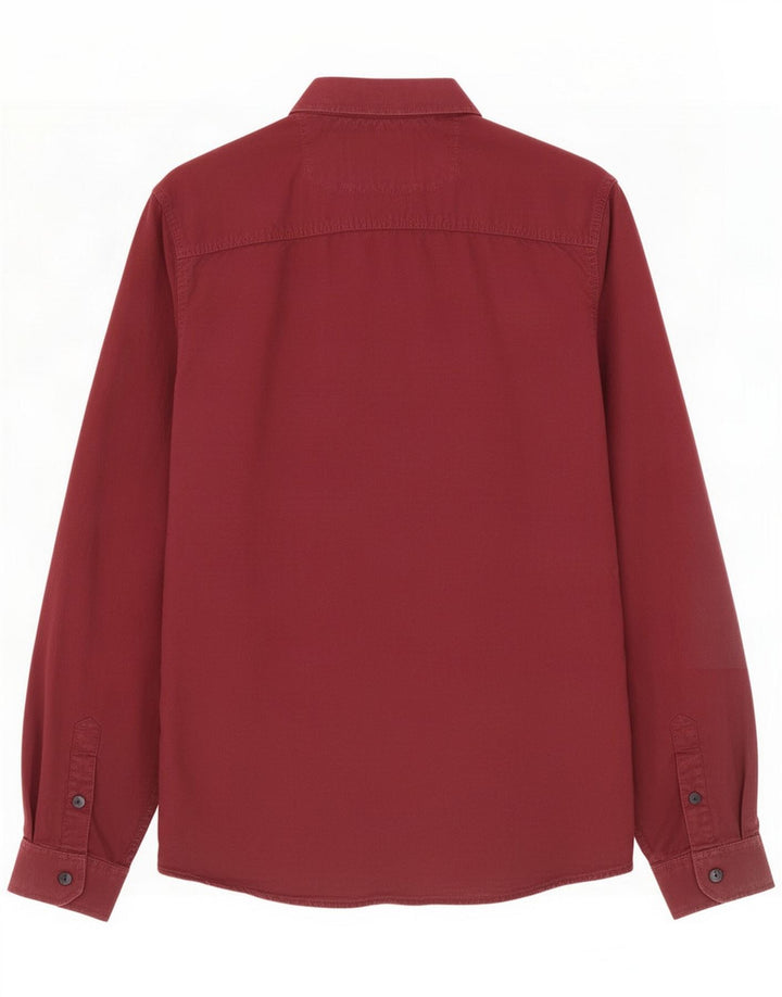 Jack & Jones Herre Core Shirt Medium Maroon Cotton