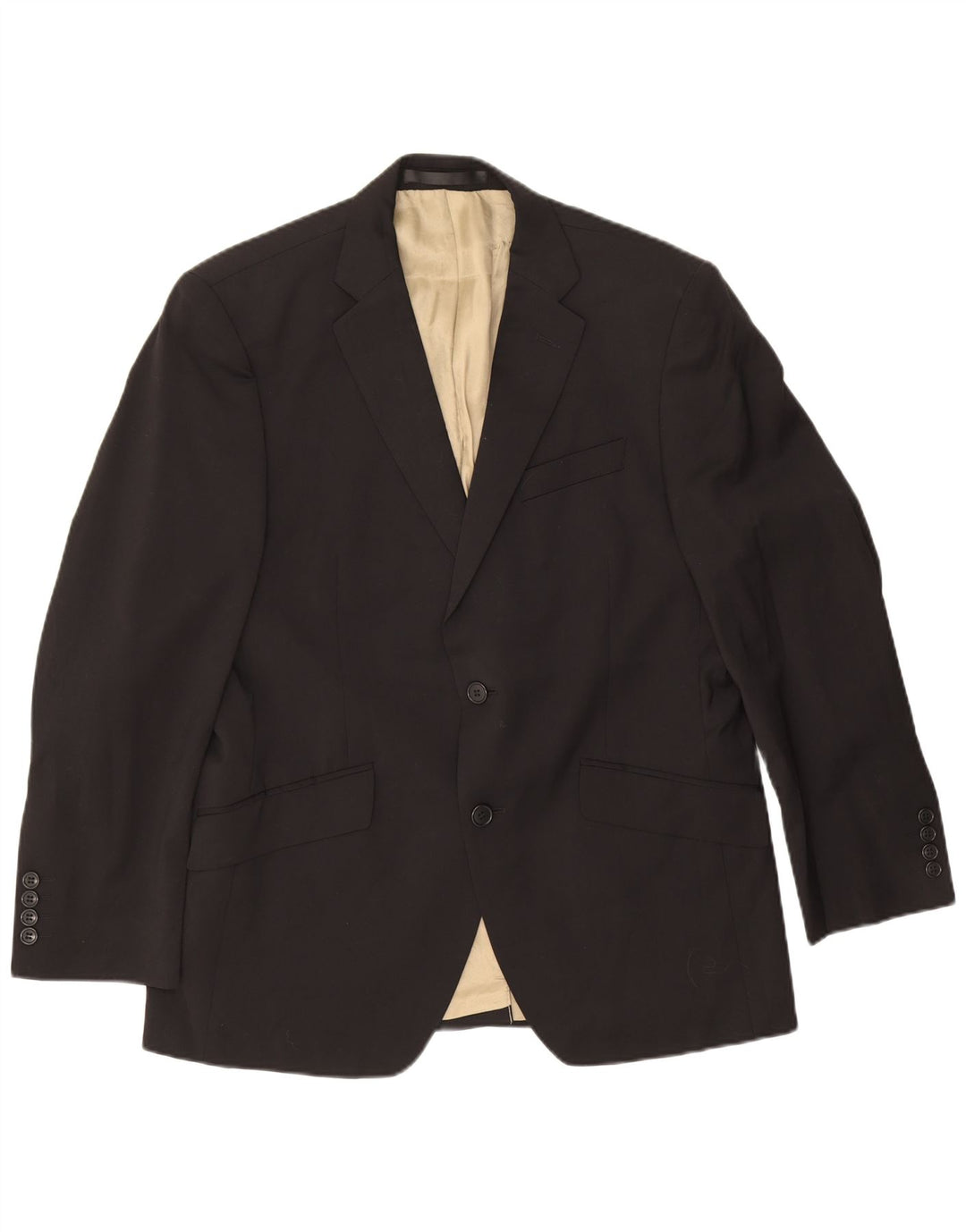 Marks & Spencer Herre Autograph 2 Button Blazer Jacket UK 38 Medium Black