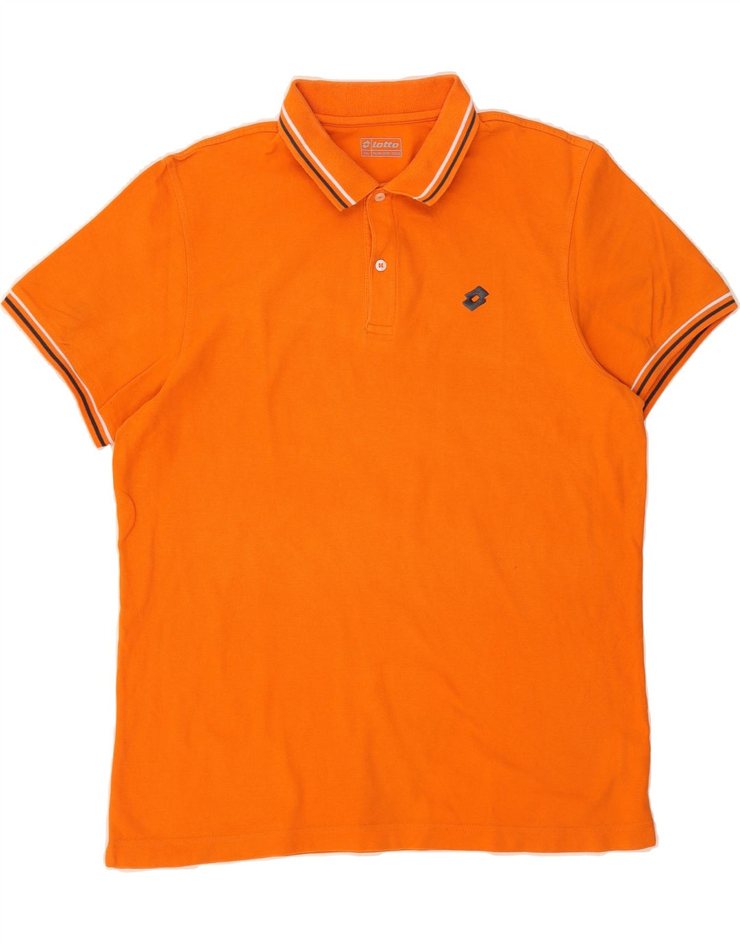 LOTTO Mens Polo Shirt 2XL Orange Cotton Vintage Lotto and Second-Hand Lotto from Messina Hembry 