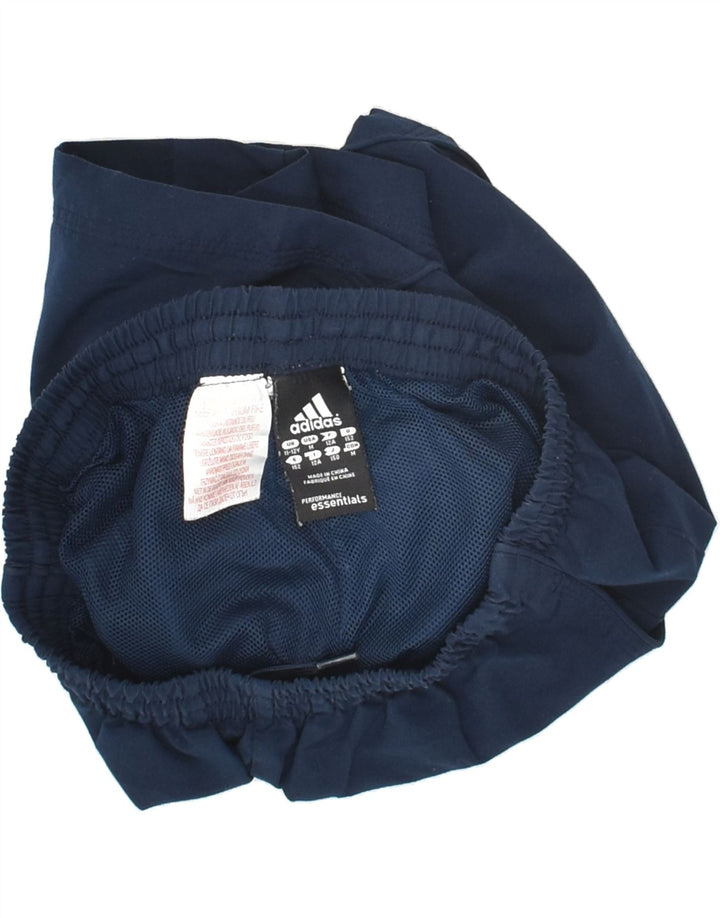 ADIDAS Boys Sport Shorts 11-12 Years Navy Blue | Vintage Adidas | Thrift | Second-Hand Adidas | Used Clothing | Messina Hembry 
