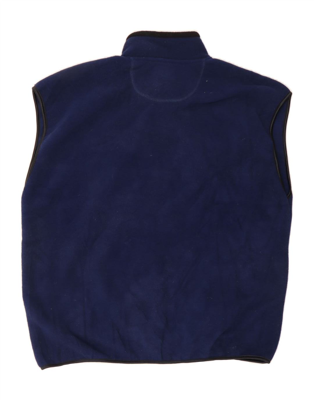 CHAMPION Mens Fleece Gilet UK 44 2XL Navy Blue Polyester Vintage Champion and Second-Hand Champion from Messina Hembry 